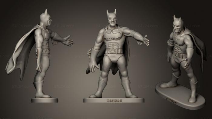 Figurines heroes, monsters and demons (Batman 33, STKM_0426) 3D models for cnc